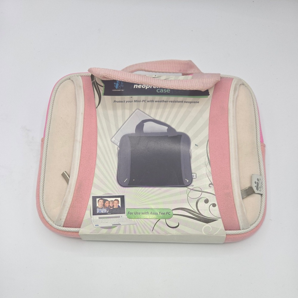 BUZZ Neoprene Case, PInk and White